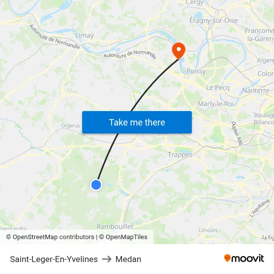 Saint-Leger-En-Yvelines to Medan map