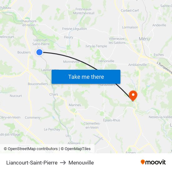 Liancourt-Saint-Pierre to Menouville map