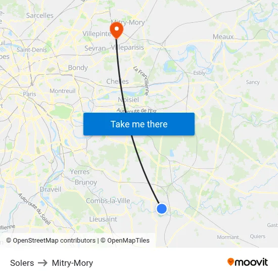 Solers to Mitry-Mory map