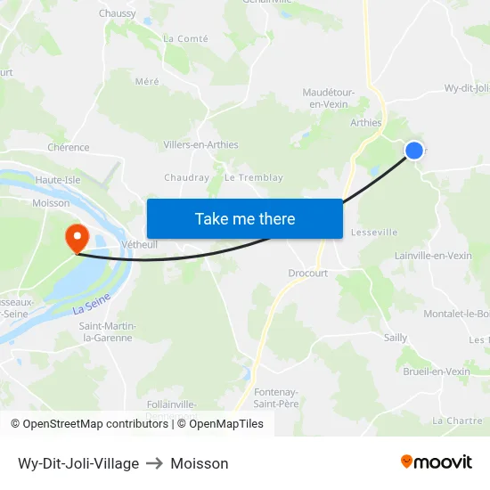 Wy-Dit-Joli-Village to Moisson map