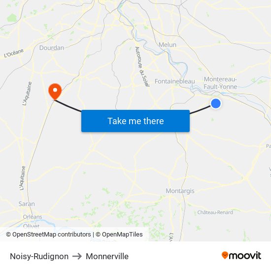 Noisy-Rudignon to Monnerville map