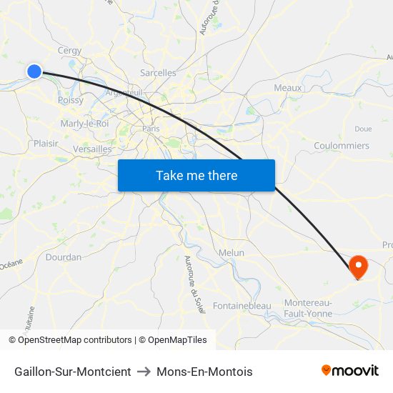 Gaillon-Sur-Montcient to Mons-En-Montois map