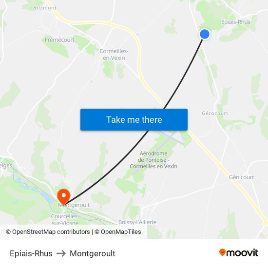 Epiais-Rhus to Montgeroult map