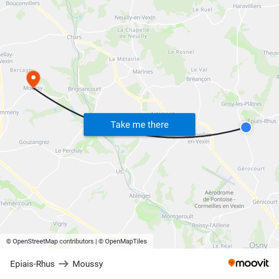 Epiais-Rhus to Moussy map