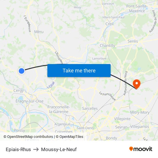 Epiais-Rhus to Moussy-Le-Neuf map