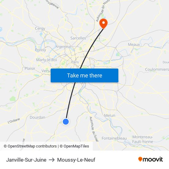 Janville-Sur-Juine to Moussy-Le-Neuf map