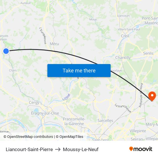 Liancourt-Saint-Pierre to Moussy-Le-Neuf map