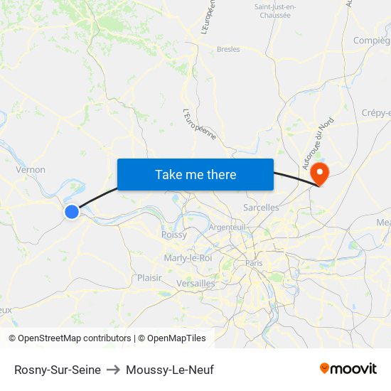 Rosny-Sur-Seine to Moussy-Le-Neuf map