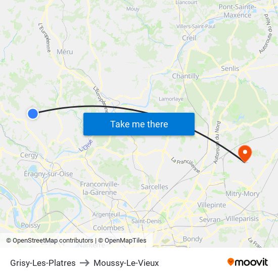 Grisy-Les-Platres to Moussy-Le-Vieux map