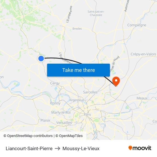 Liancourt-Saint-Pierre to Moussy-Le-Vieux map