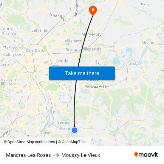 Mandres-Les-Roses to Moussy-Le-Vieux map