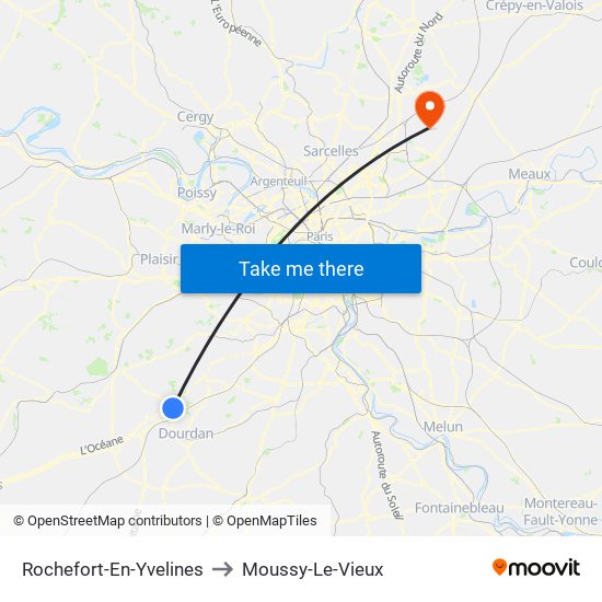 Rochefort-En-Yvelines to Moussy-Le-Vieux map