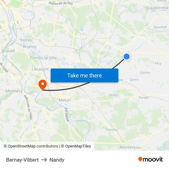 Bernay-Vilbert to Nandy map