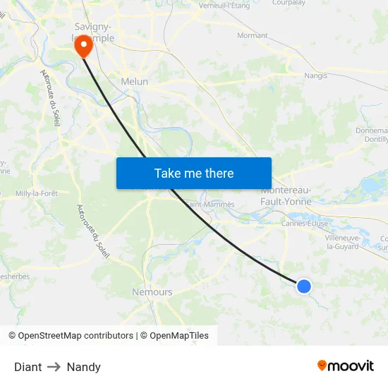 Diant to Nandy map