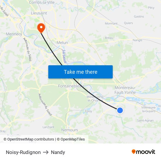 Noisy-Rudignon to Nandy map
