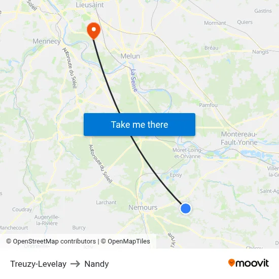 Treuzy-Levelay to Nandy map