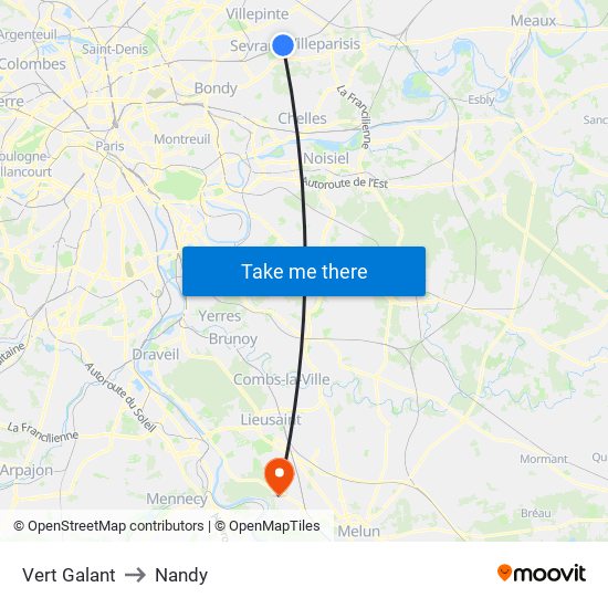 Vert Galant to Nandy map