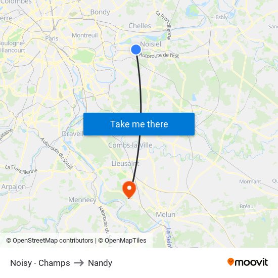 Noisy - Champs to Nandy map