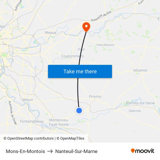 Mons-En-Montois to Nanteuil-Sur-Marne map
