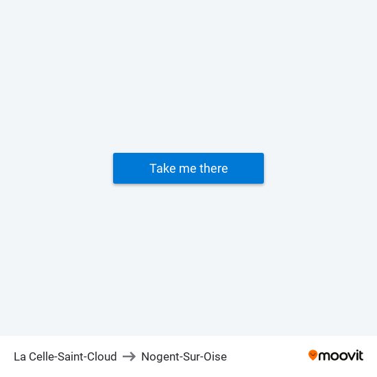 La Celle-Saint-Cloud to Nogent-Sur-Oise map
