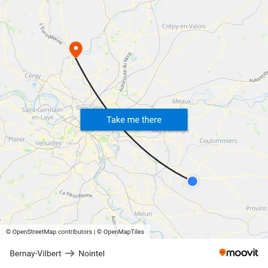 Bernay-Vilbert to Nointel map