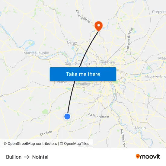 Bullion to Nointel map