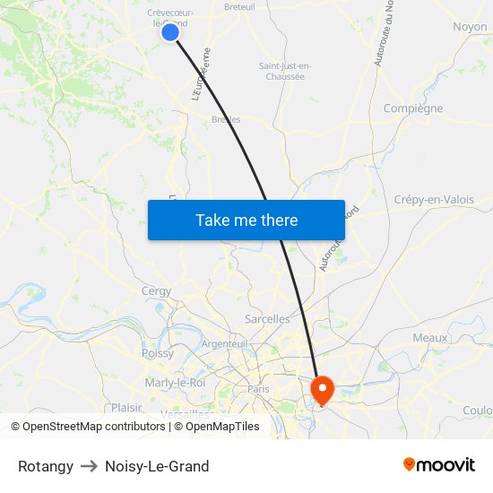 Rotangy to Noisy-Le-Grand map