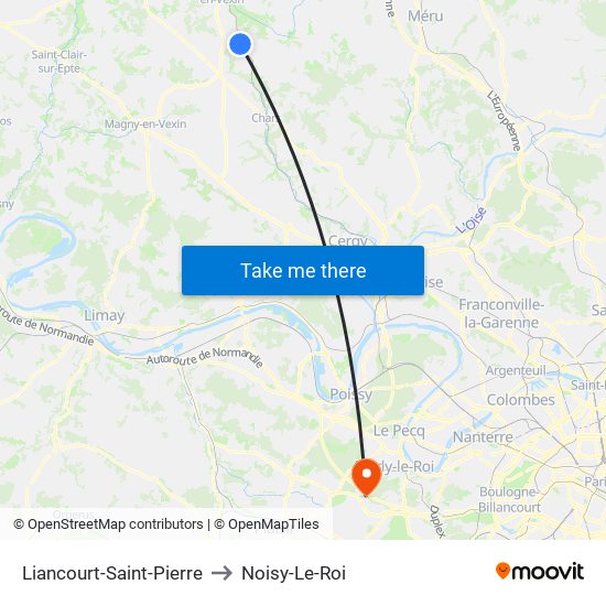 Liancourt-Saint-Pierre to Noisy-Le-Roi map