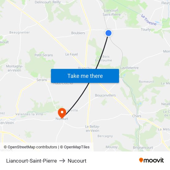 Liancourt-Saint-Pierre to Nucourt map