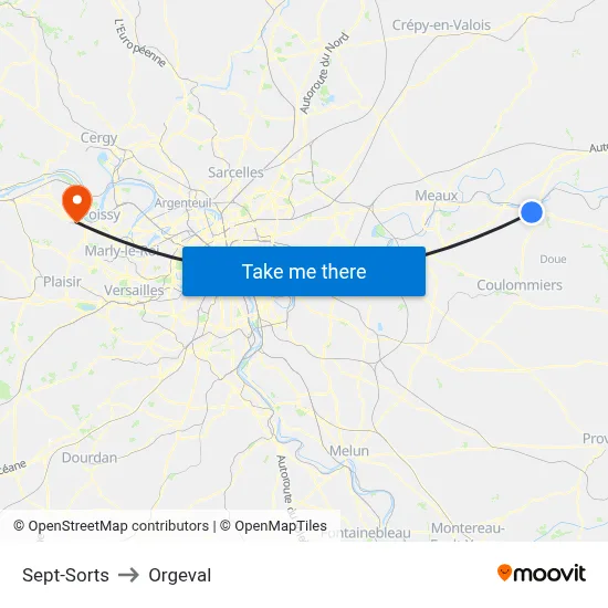 Sept-Sorts to Orgeval map