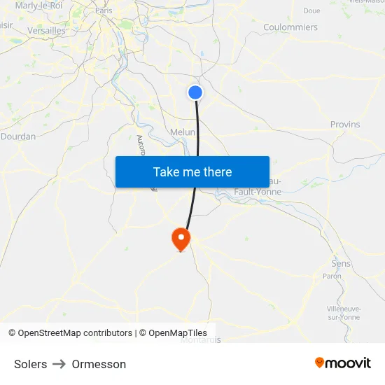 Solers to Ormesson map