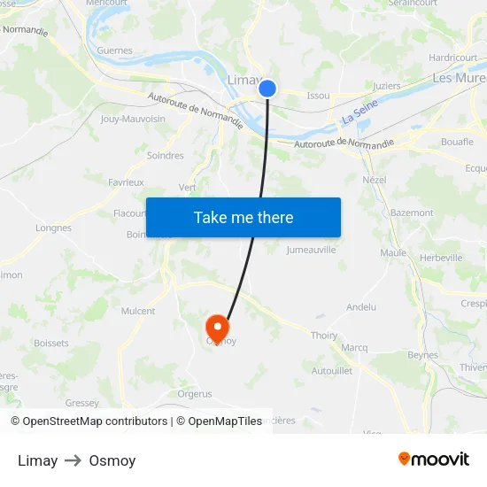 Limay to Osmoy map