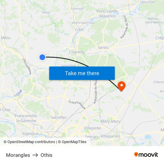 Morangles to Morangles map