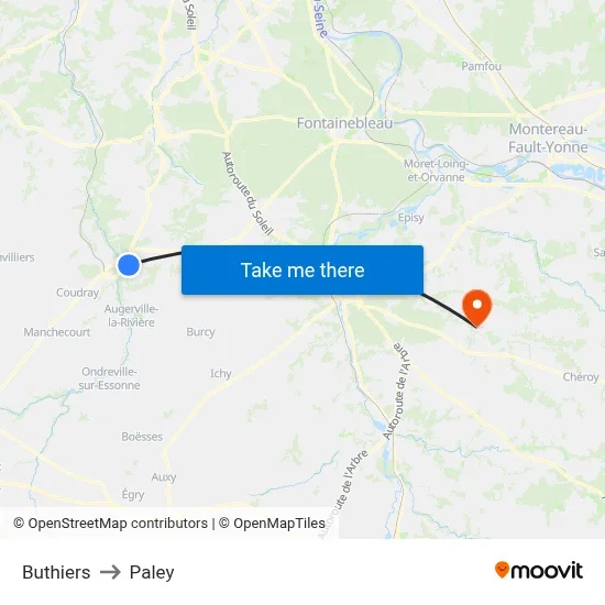 Buthiers to Paley map