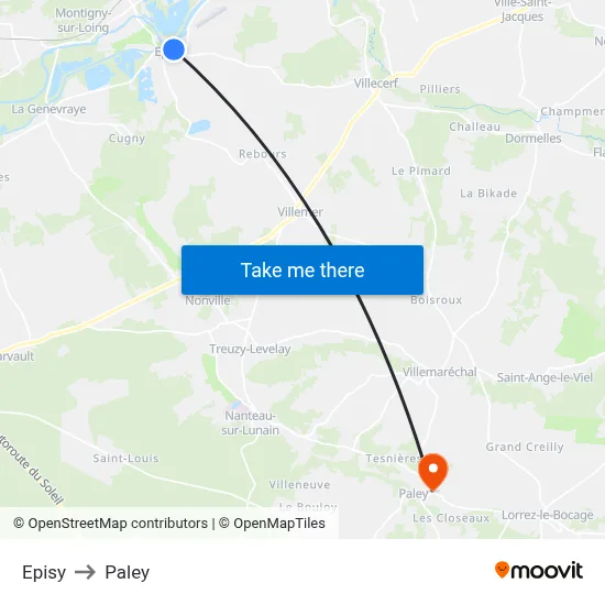 Episy to Paley map