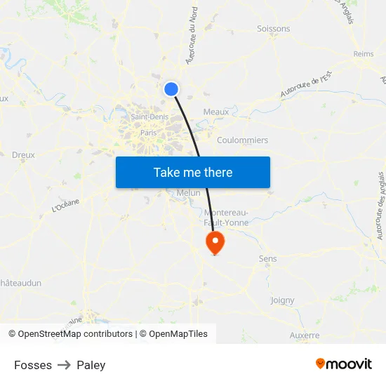 Fosses to Paley map