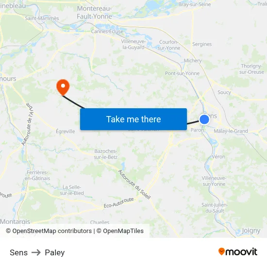 Sens to Paley map
