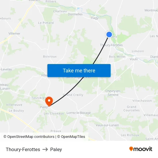 Thoury-Ferottes to Paley map