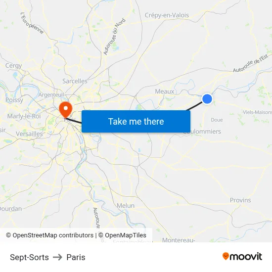 Sept-Sorts to Paris map