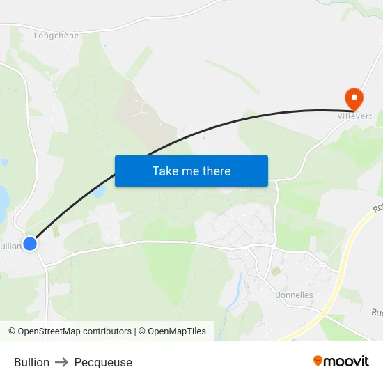 Bullion to Pecqueuse map