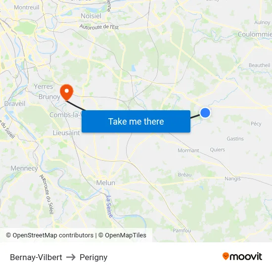 Bernay-Vilbert to Perigny map