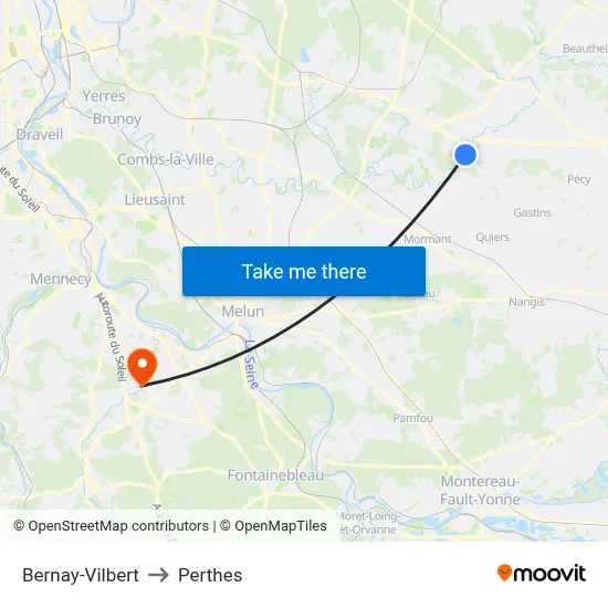 Bernay-Vilbert to Perthes map