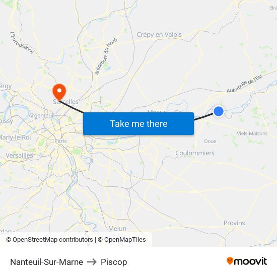 Nanteuil-Sur-Marne to Piscop map