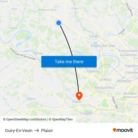 Guiry-En-Vexin to Guiry-En-Vexin map