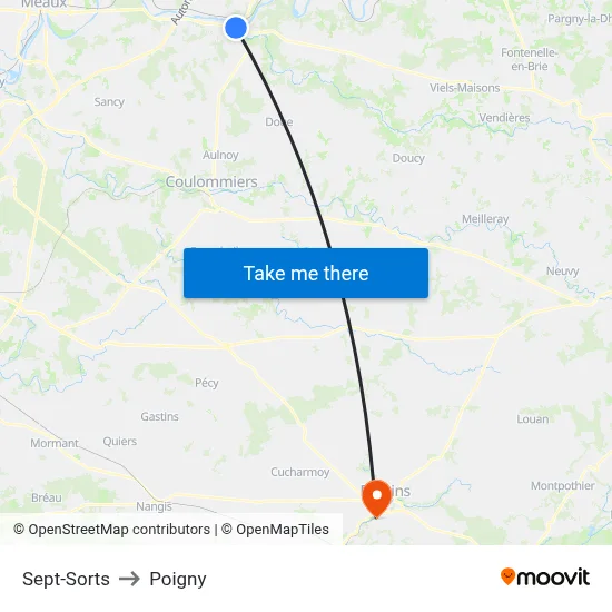 Sept-Sorts to Poigny map