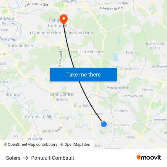 Solers to Pontault-Combault map