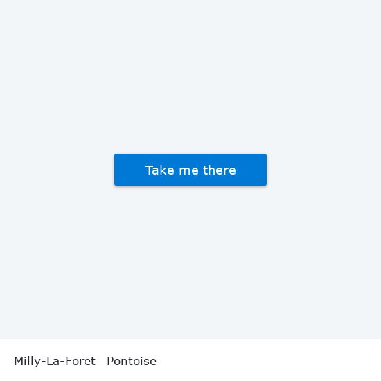 Milly-La-Foret to Pontoise map