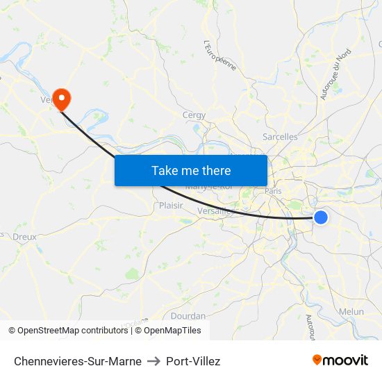 Chennevieres-Sur-Marne to Chennevieres-Sur-Marne map