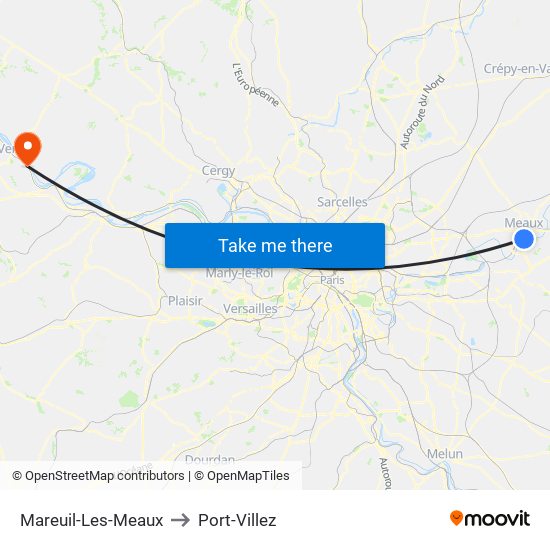 Mareuil-Les-Meaux to Mareuil-Les-Meaux map