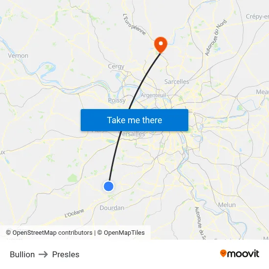 Bullion to Presles map